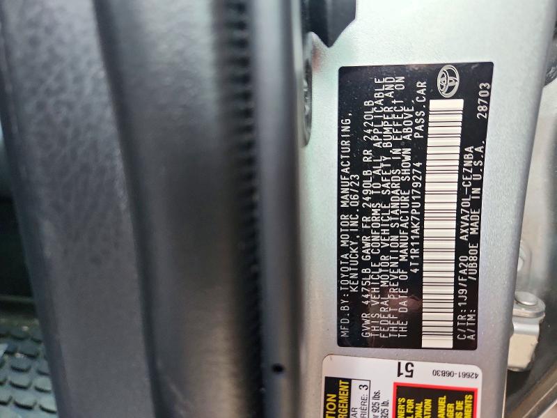 Photo 12 of 4T1R11AK7PU179274