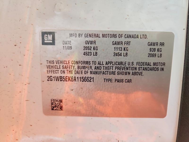 Photo 12 of 2G1WB5EK6A1156621